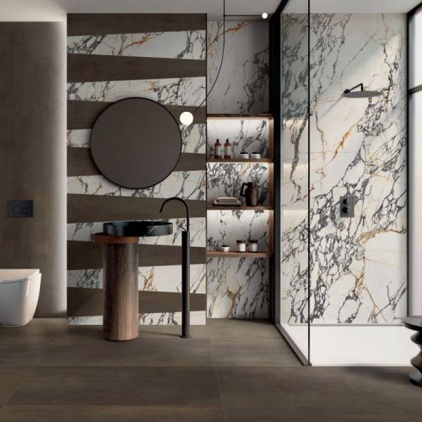 gres cerame marbre salle de bain