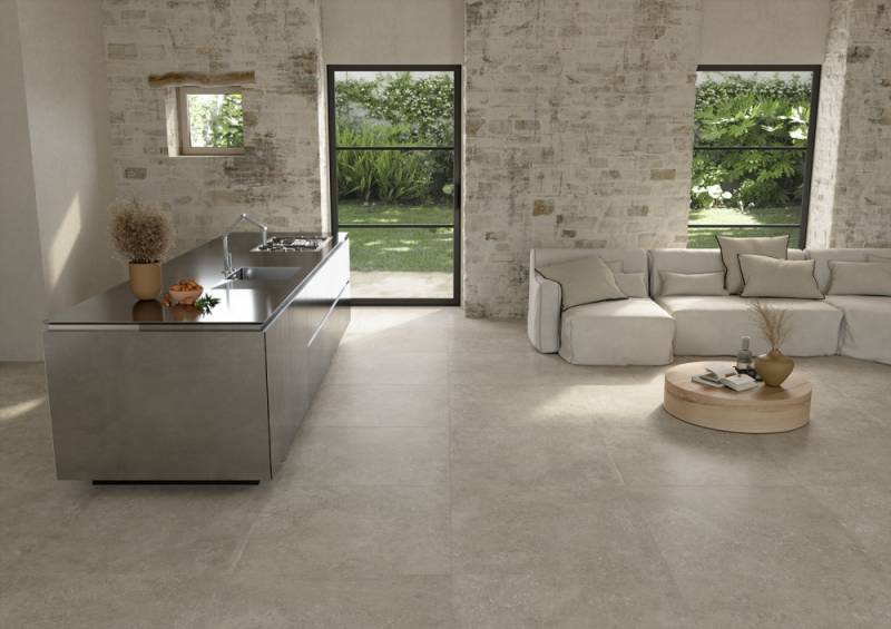 Carrelage grès cérame coloré dans la masse effet pierre / Avalon
