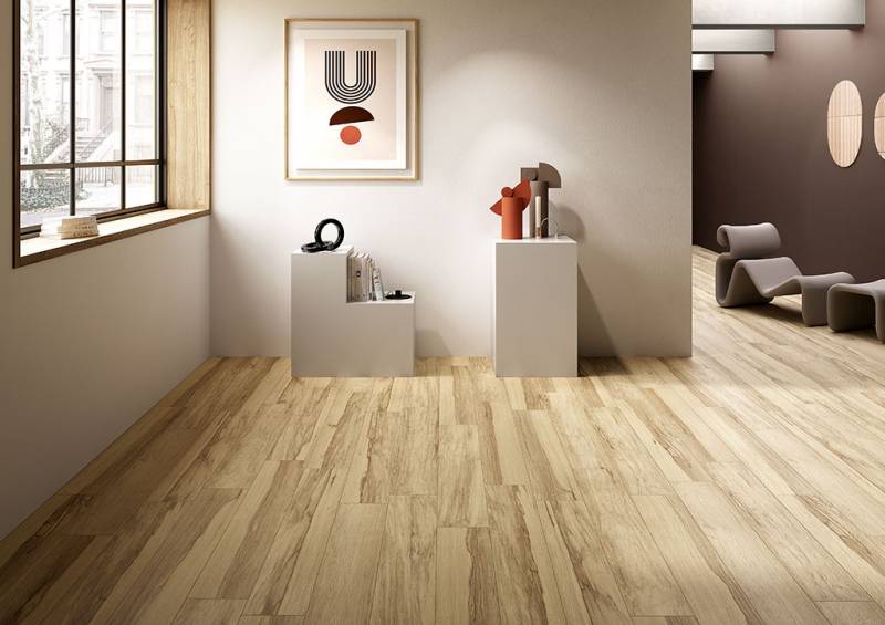 Carrelage effet bois naturel