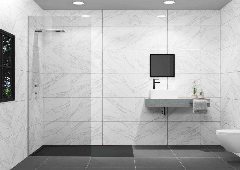 Receveur extra plat Kore sur mesure