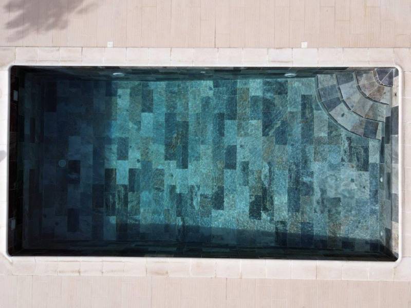 Carrelage pour piscine Bali 30 X 60 effet pierres de Bali