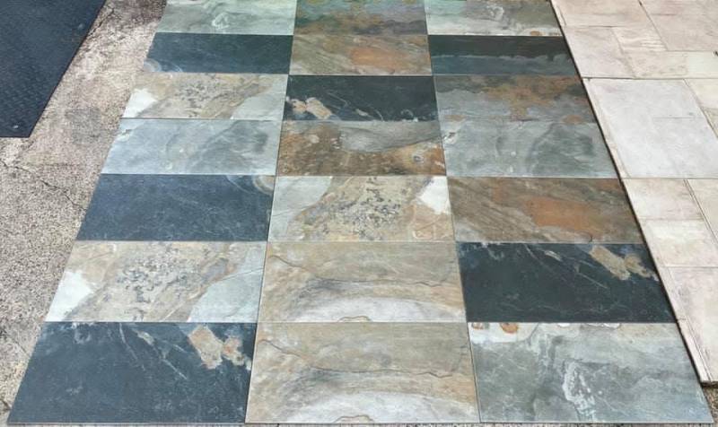 Présentation de pose du carrelage Ocean